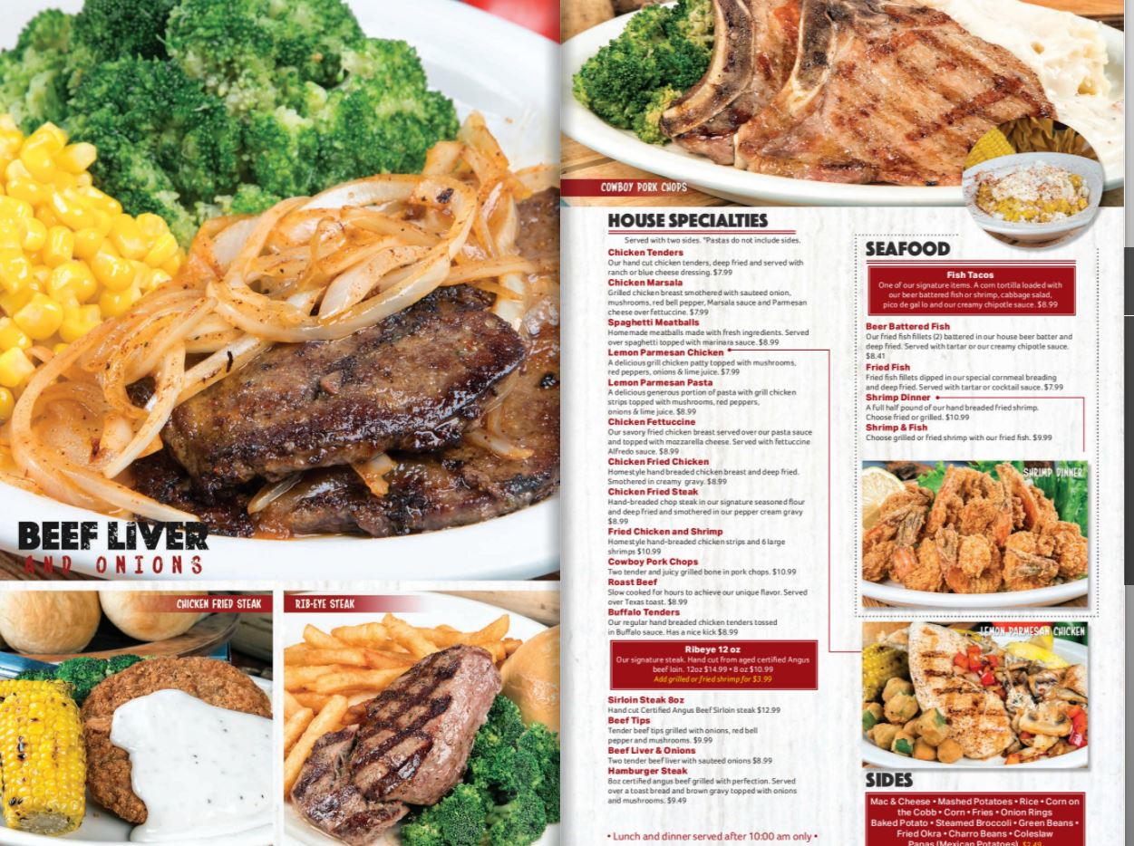 Don Thomas Restaurant  Menu